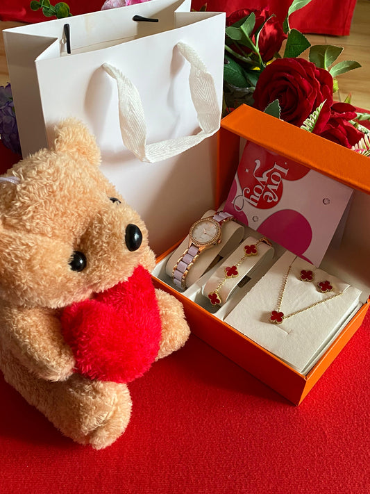 4 in 1 Gift set with a teddy bear