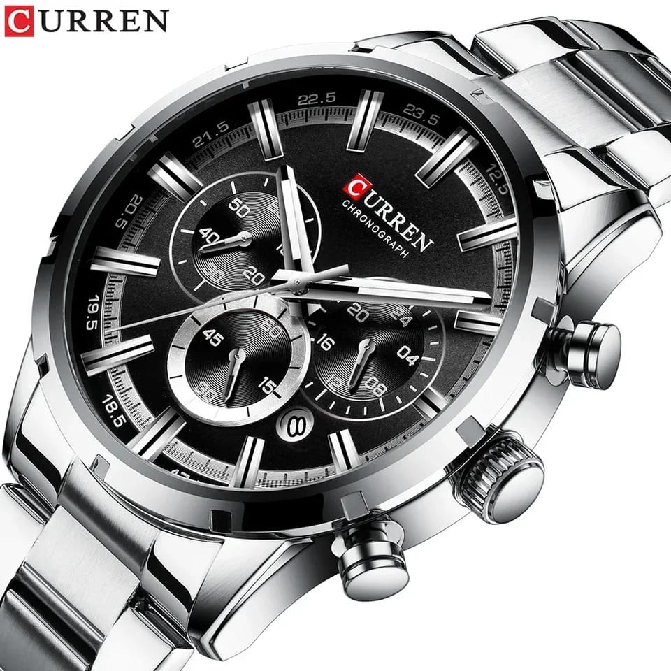 CURREN 8355 LUXURY BUSINESS QUARTZ MEN WATCH 3atm waterproof