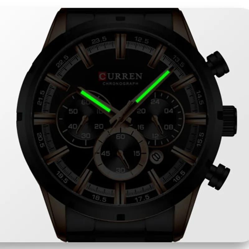 CURREN 8355 LUXURY BUSINESS QUARTZ MEN WATCH 3atm waterproof