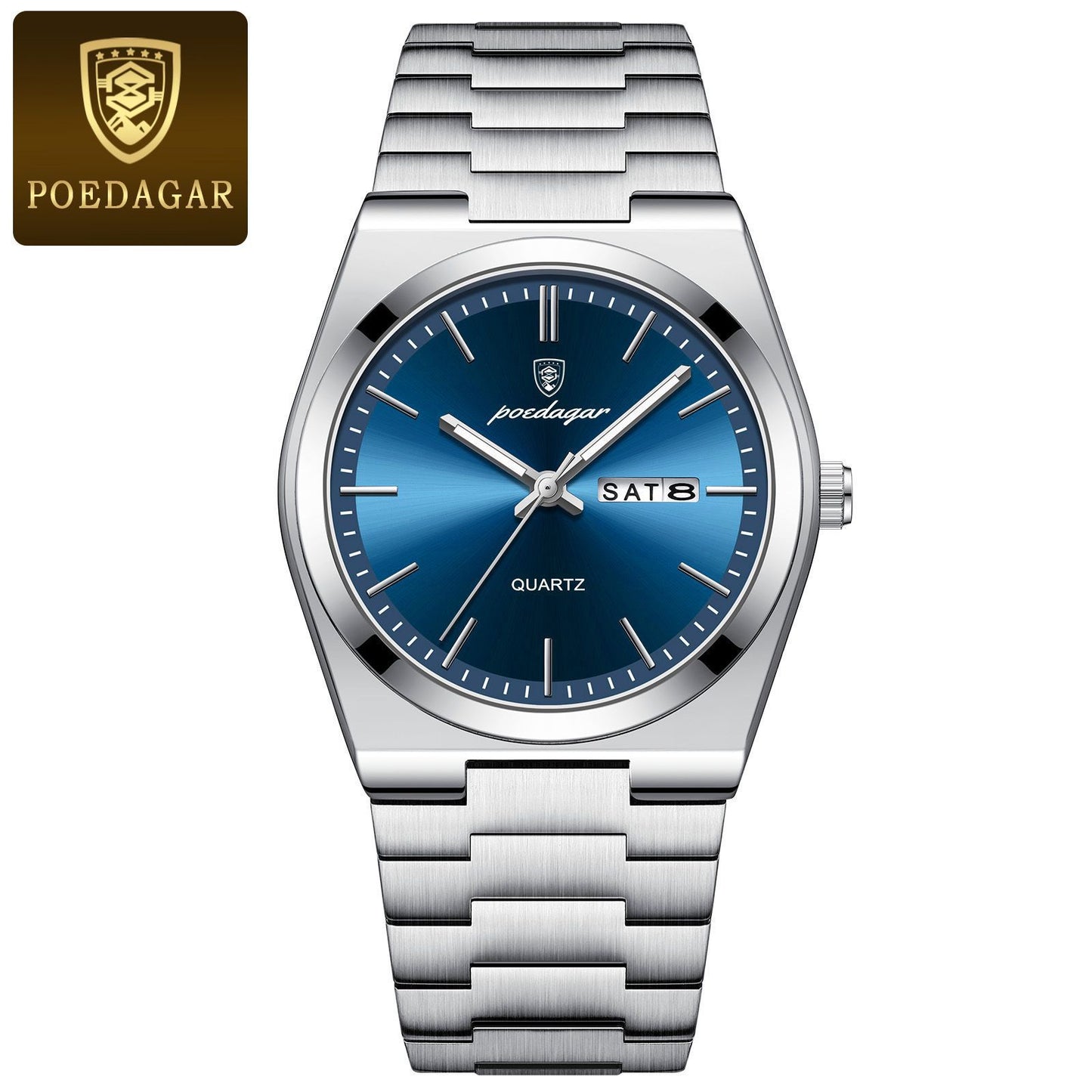 Poedagar old money day and date watch